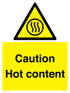 Caution Hot content
